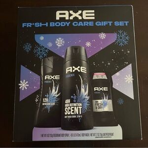 AXE® Phoenix Fresh Body Care Gift Set, Body Wash, Deodorant, Antiperspirant- NEW
